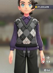 Sweater Vest & Blouse Set