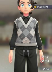 Sweater Vest & Blouse Set