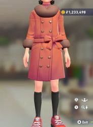 Fur Coat & Turtleneck Set