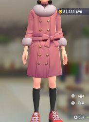 Fur Coat & Turtleneck Set