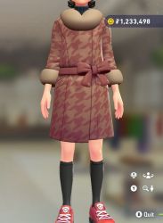 Fur Coat & Turtleneck Set