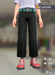 Wide-Leg Slacks Set