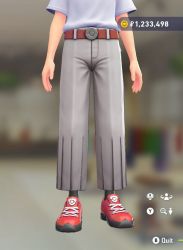 Wide-Leg Slacks Set