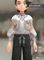 Cardigan & Blouse Set