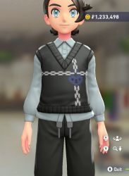 Sweater Vest & Blouse Set