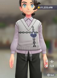 Sweater Vest & Blouse Set