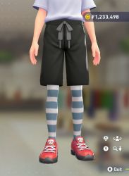Striped Thigh-High Socks