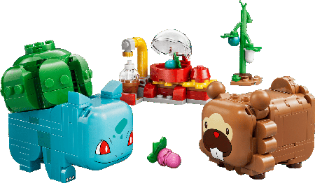 Berry Bash with Bulbasaur and Bidoof