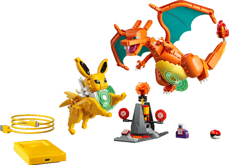 Charizard vs. Jolteon Ultimate Battle LEGO Pokémon Image