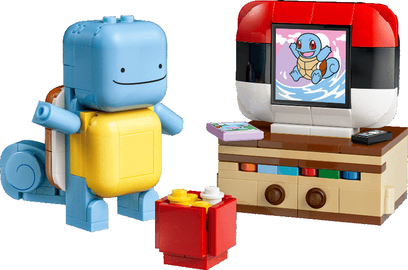 Ditto as Squirtle Movie Night LEGO Pok&eacute;mon Image