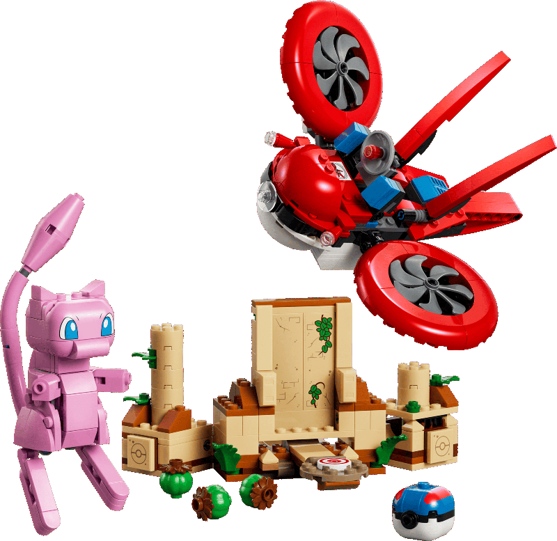 Drone Search for Mythical Mew LEGO Pok&eacute;mon Image