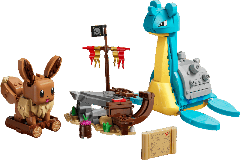 Eevee and Lapras's Treasure Hunt LEGO Pok&eacute;mon Image