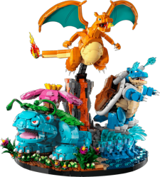 Venusaur Charizard and Blastoise