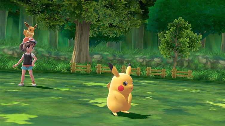 Pokémon Let's Go Pikachu & Let's Go Eevee.