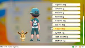 Glaceon Bag