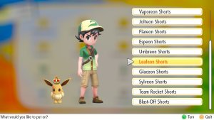 Leafeon Shorts