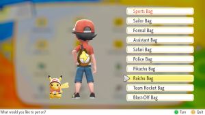 Raichu Bag