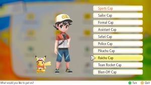 Raichu Cap