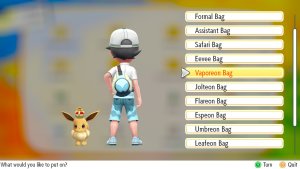 Vaporeon Bag