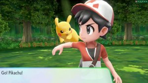 Pokémon Let's Go Pikachu & Let's Go Eevee Viridian Forest footage
