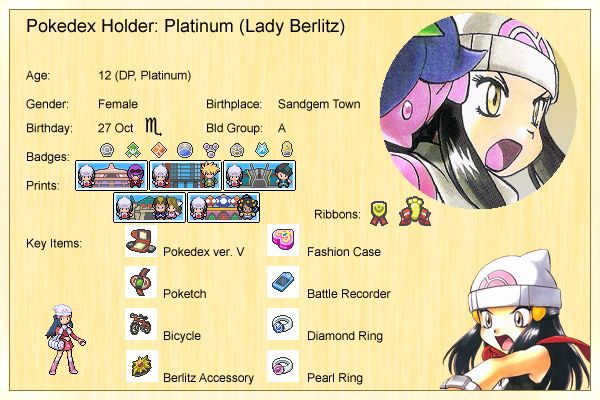 Pokemon Platinum girl and boy, The girl and boy of the Poke…