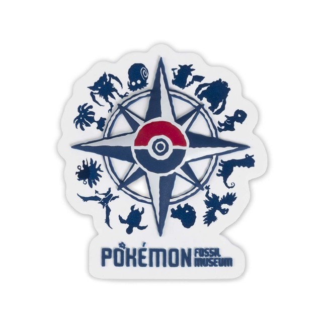 Pokémon Fossil Museum Compass Logo Magnet Pokémon Fossil Museum Compass Logo Magnet