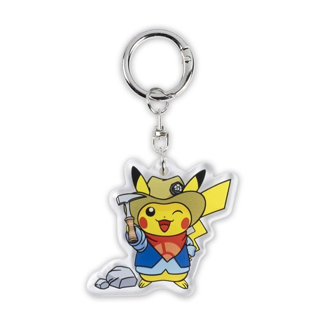 Pokémon Fossil Museum Excavator Pikachu Acrylic Key Chain Pokémon Fossil Museum Excavator Pikachu Acrylic Key Chain