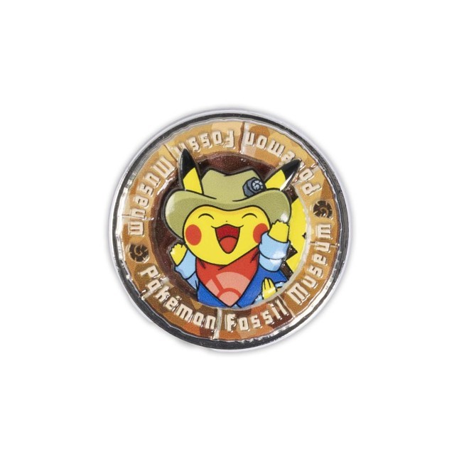 Pokémon Fossil Museum Excavator Pikachu Logo Pin Pokémon Fossil Museum Excavator Pikachu Logo Pin