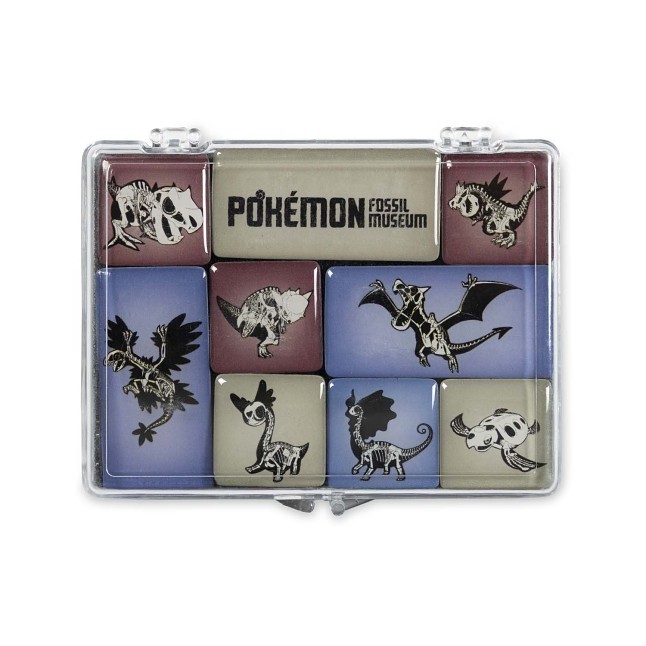 Pokémon Fossil Museum Skeletons Mini Magnets Pokémon Fossil Museum Skeletons Mini Magnets