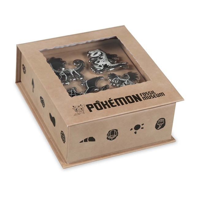 Pokémon Fossil Museum Skeletons Pin Box Set Pokémon Fossil Museum Skeletons Pin Box Set
