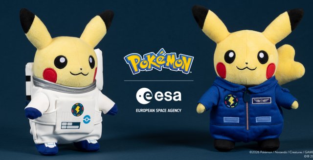 Pokemon x European Space Agency ESA Pikachu Plush