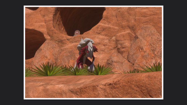 Lycanroc (Midnight Form) at Badlands (Day)