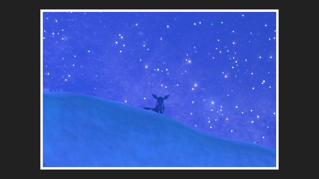 Glaceon at Snowfields (Night)