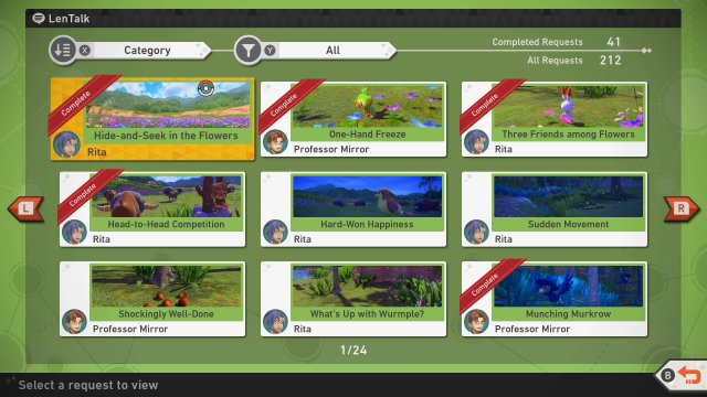 Missions - New Pokémon Snap