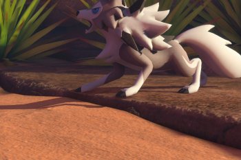 Lycanroc - 3 Star Photo - New Pokémon Snap