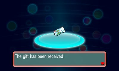 Pokémon Omega Ruby & Alpha Sapphire - Gift Pokémon