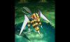 Mega Beedrill in battle