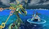 Mega Rayquaza appears in battle
