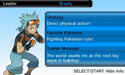 Omega Ruby Randomizer: Brawly