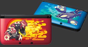 3DS XL Blue And Black Console Includes Pokémon X,