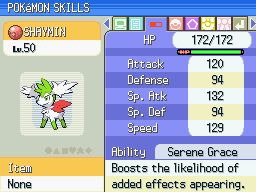 Pokemon 4030 Shaymin Sky Pokedex: Evolution, Moves, Location, Stats