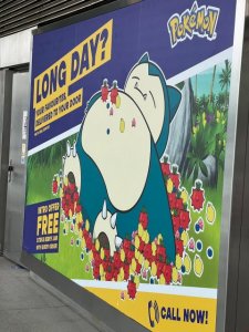 World Championships Cable Car Snorlax Poster