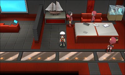 Pokemon Emerald :: Map of Team Magma's Jagged Pass Base