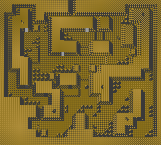 Pokemon Silver Whirl Islands Map