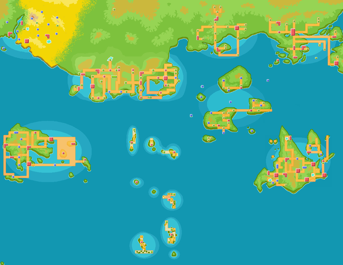 Pokemon World Map