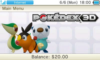 Pokédex 3D Coming to 3DS eShop - News - Nintendo World Report