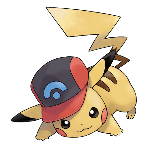 Ash Cap Pikachu - Original, Hoenn, Sinnoh, Unova, Kalos, Alola, Partner,  World - PokeFlash