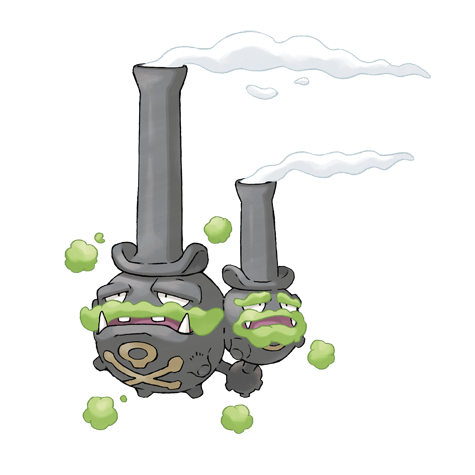 Image result for galarian weezing