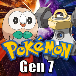 Pokemon Gen 7 - Generation 7 Chart  Pokemon pokedex, Pokemon chart, Pokemon