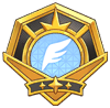 Gold Flying Move Badge